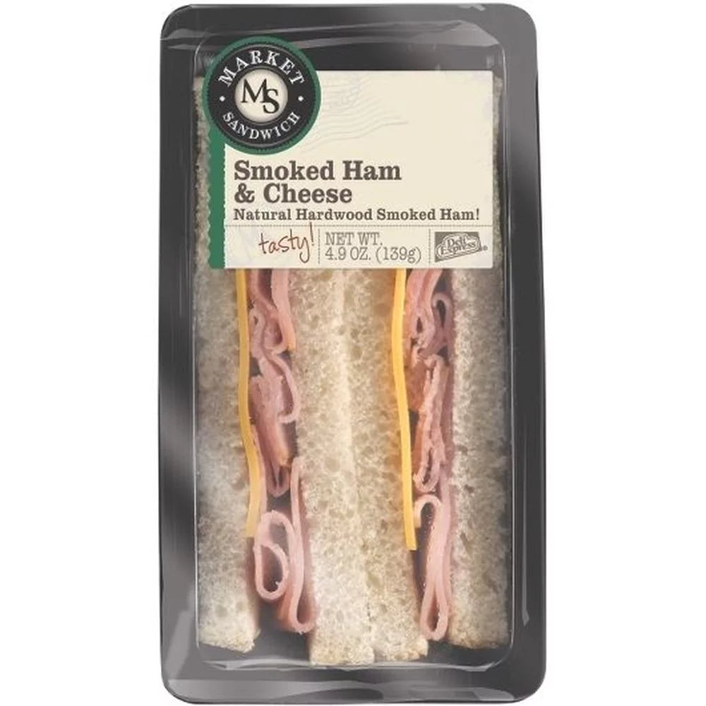 Deli 4.9oz (PACK and Ham Sandwich 10) Express Smoked Cheese Wedge OF