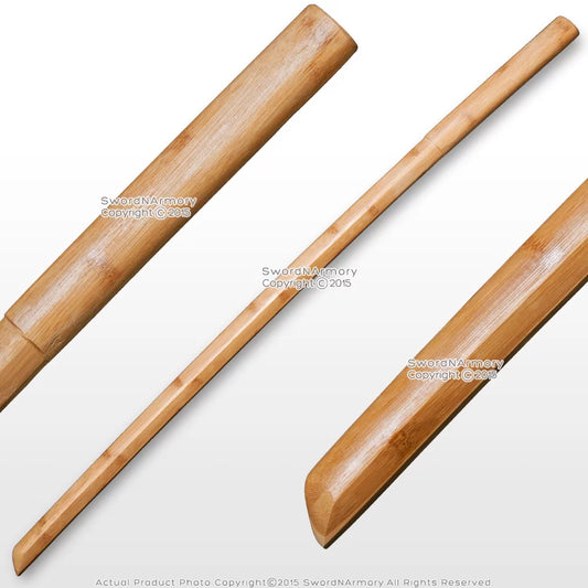 Bamboo Kendo Daito Bokken Bokuto Compressed Lightweight Practice Training 40" Sword Katana