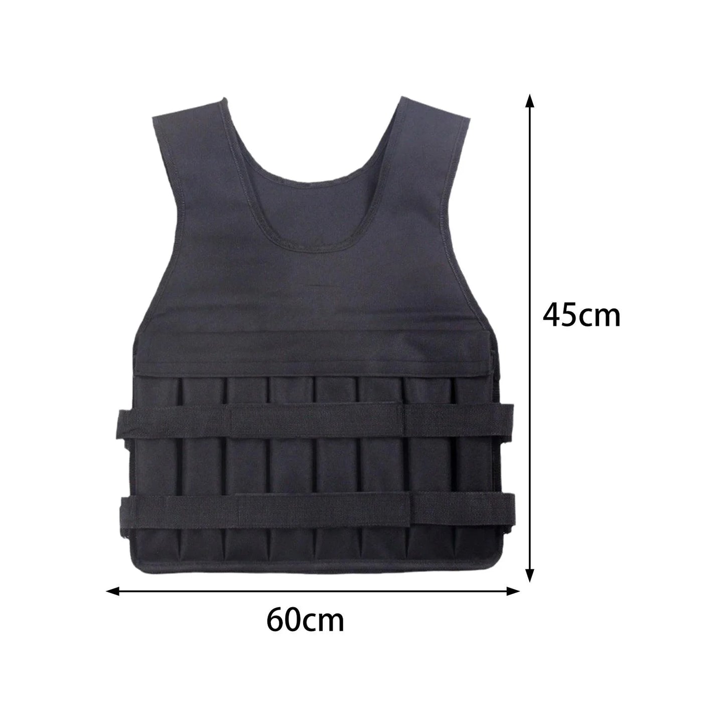 Running Exercise Pockets Jacket Vest Strength for 8 Fitness Boxing Body Loading Tnarru Design Training Gym Weight Slim Vest Exercise