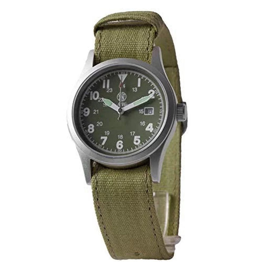 Drab Multi Olive Military Wesson - SWW-1464-OD Smith Canvas Strap Watch and