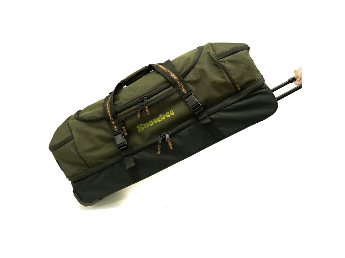 Bag - Storage Compartments Travel Snowbee Fly Dual Gear - Roller Luggage - Storage XS Fishing Green