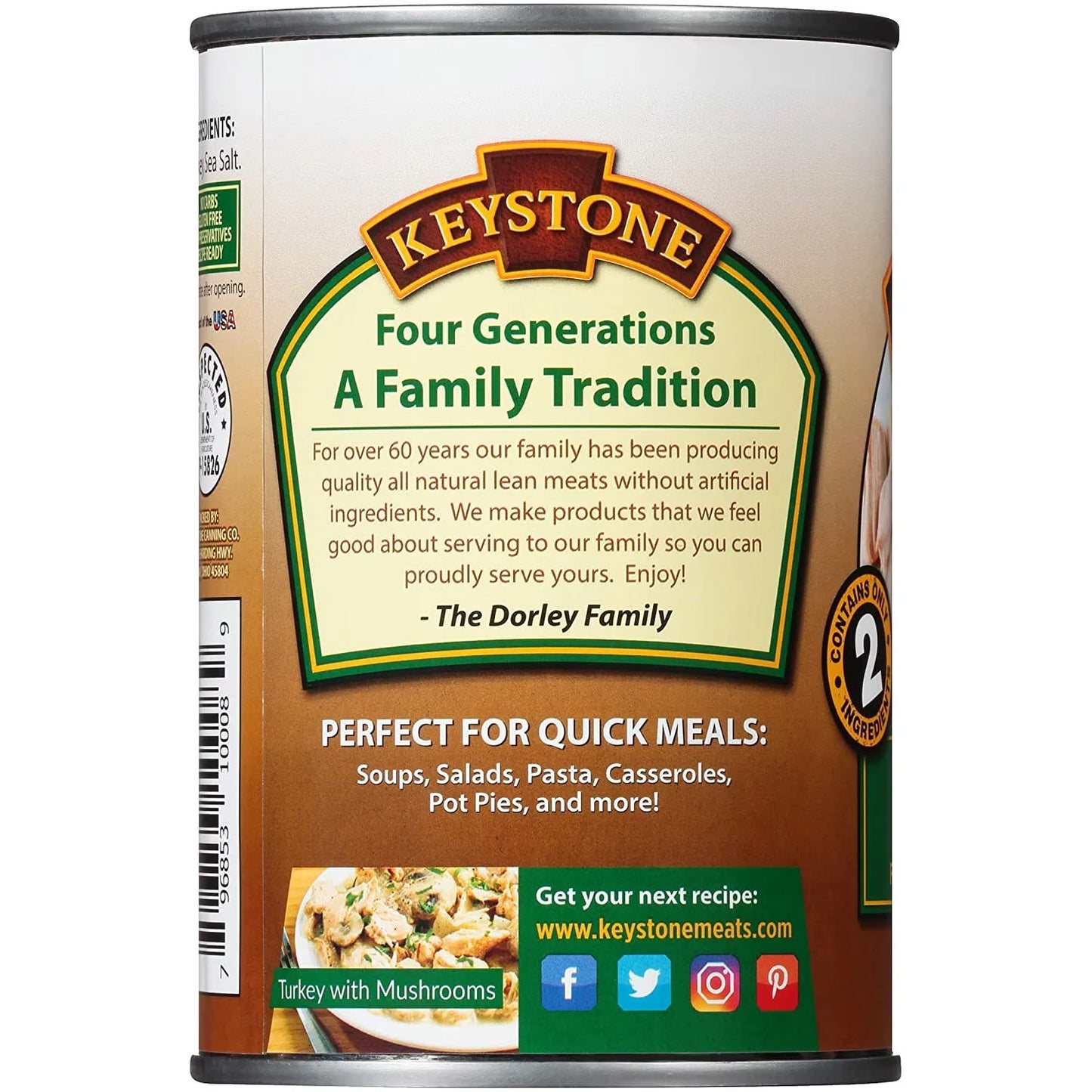 ✅ Camping Food to Backpacking Emergency Pack) and Ready Can All Eat For oz ✅ Natural Keystone Survival Turkey (6 Hiking 14.5