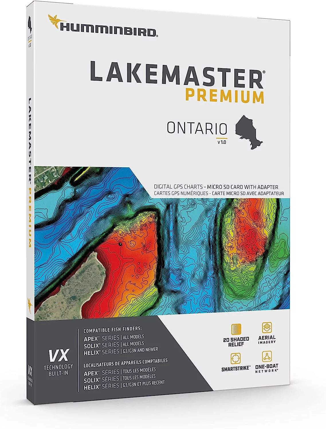 Network Ontario Technology LakeMaster Boat Humminbird Premium VX V1 One