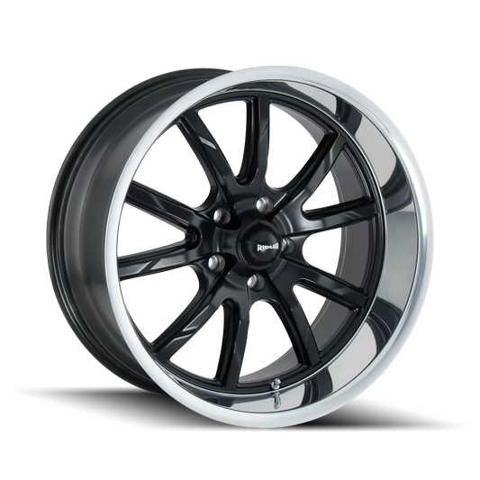 RIDLER BLACK/POLISHED LIP 0ET 650 83.82CB MATTE 20X8.5 5X120.65