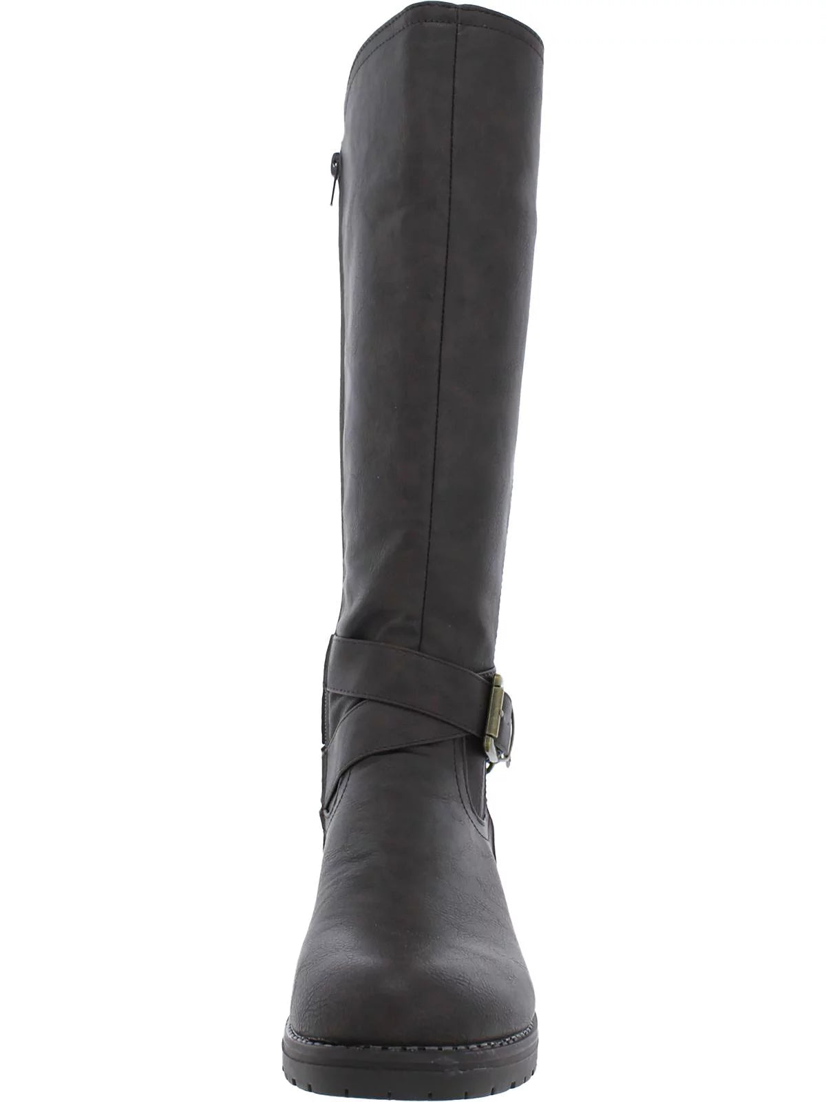 Leather Tall G.C. Shoes Knee-High Womens Boots Faux