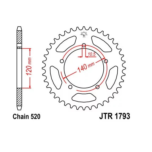 42T fits Steel Rear 2001-2005 SUZUKI Sprocket GSX-R600 Street