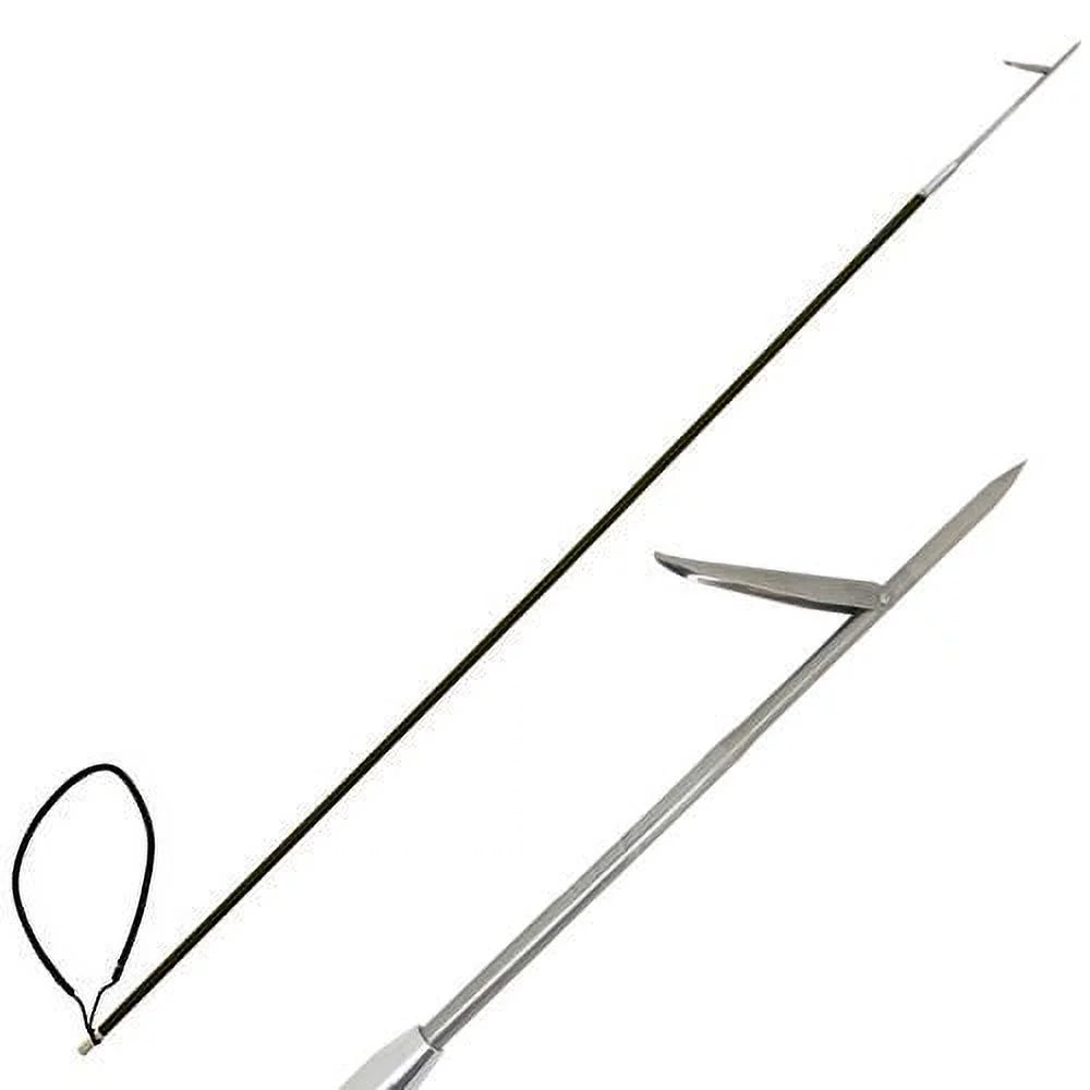 Spear Pole Piece Single One Spearfishing Flopper Barb w/ CARBON 5' FIBER