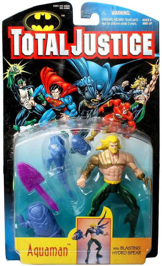 Action DC Comics Total Blasting [with Justice Figure Spear] Hydro Aquaman