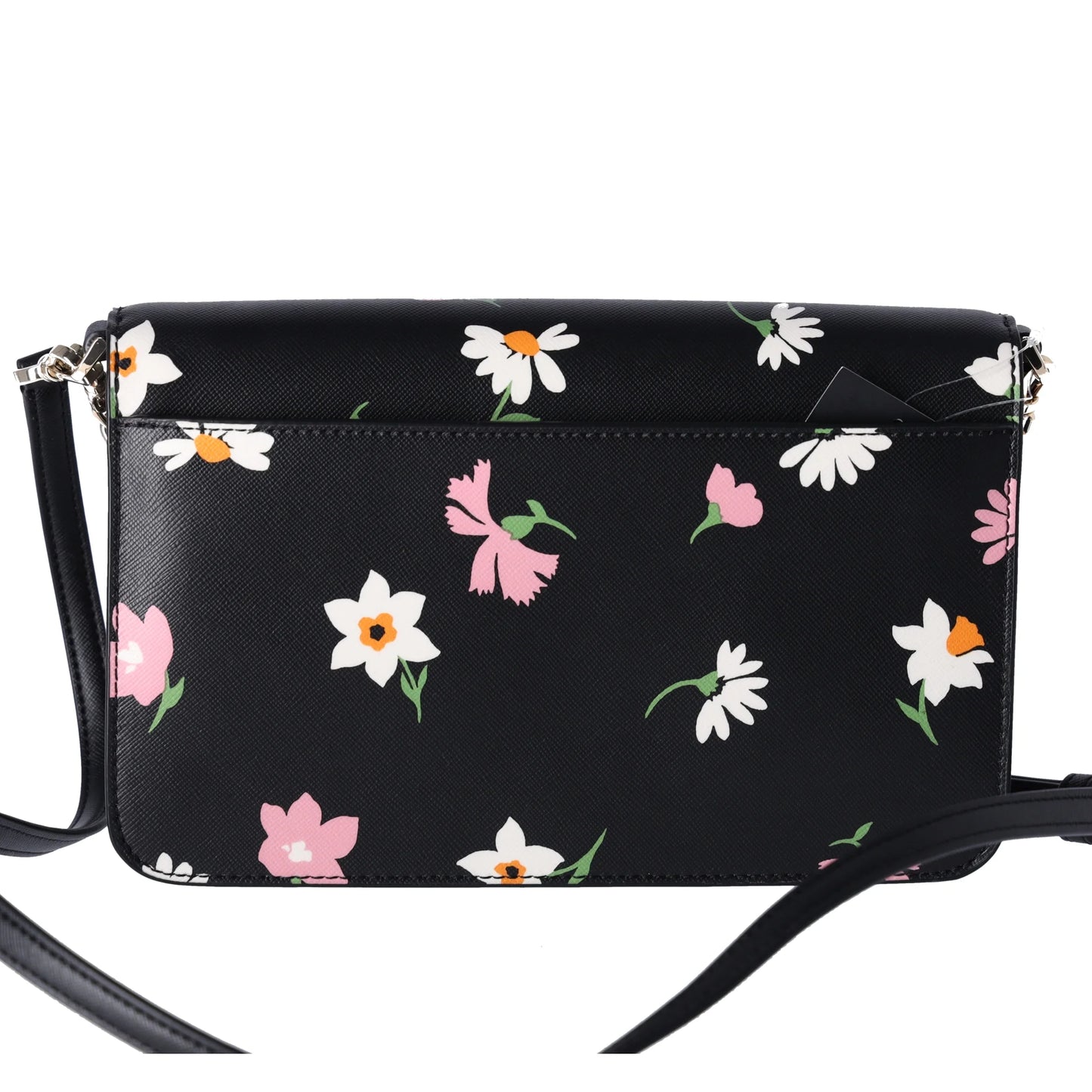 Spade Floral Crossbody KF441 Convertible Black Madison Kate Waltz Flap