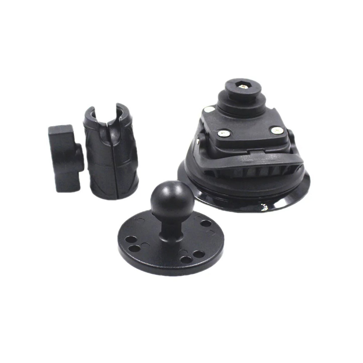 Universal Fish Ball Plate Boat 1inch Fish Kayak Mounting Bracket Holder Mounted for Deck Replacement Depth