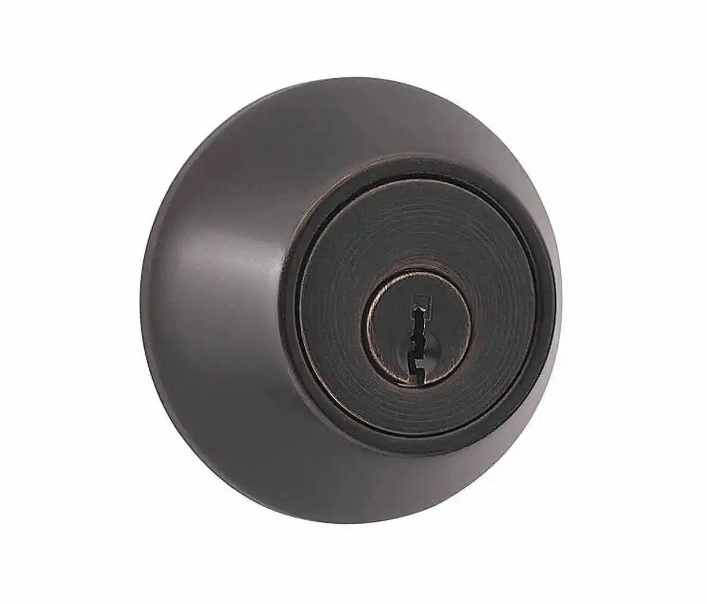 RFAL Venetian Bronze Kwikset SafeLock Throw Deadbolt SD9100 1 In K3 RCS Cylinder Latch 11P Deadbolt Inch Weiser Single Drive