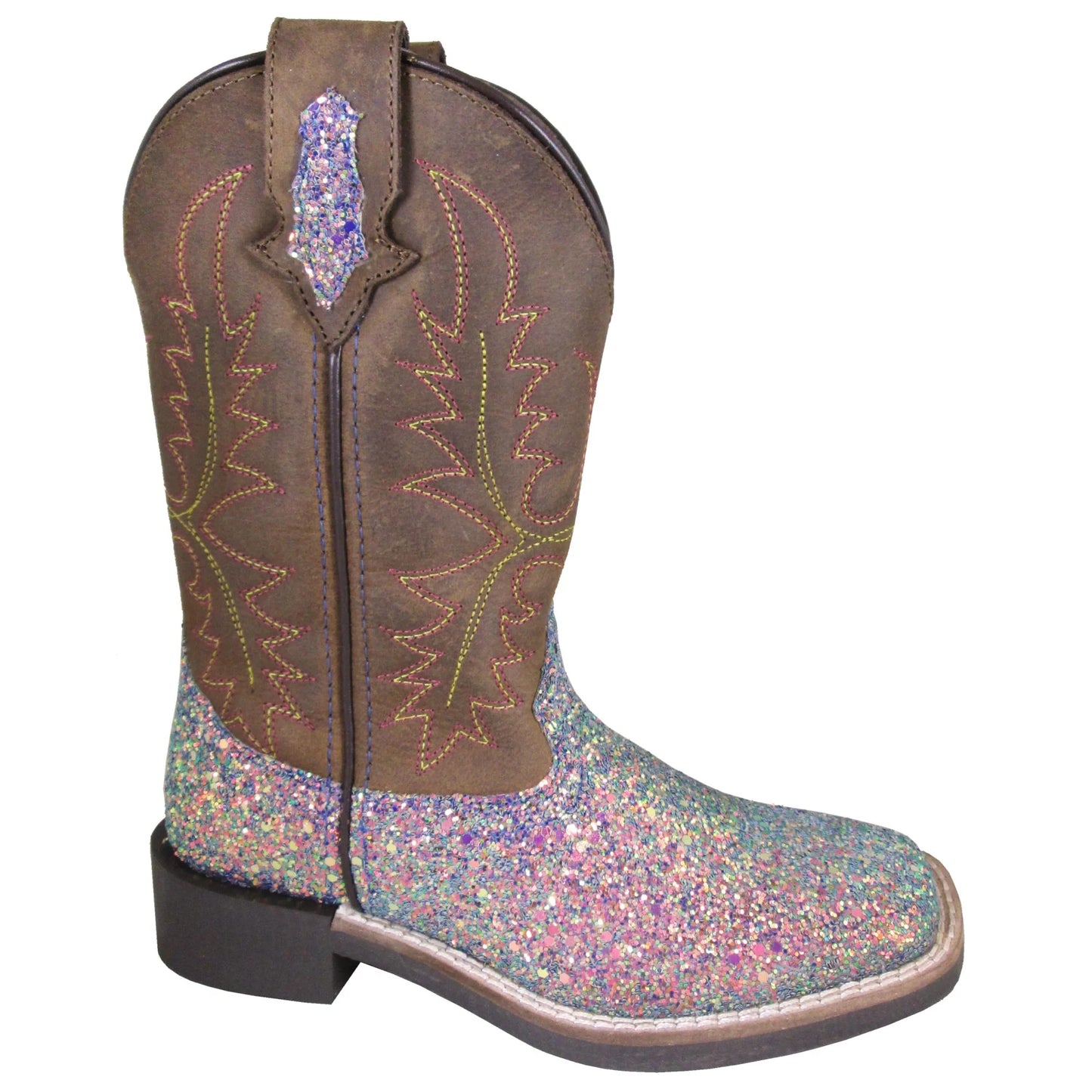 Smoky Square Toe Ariel 2 Mountain Pink Girls' D(M) Boot Broad Western US