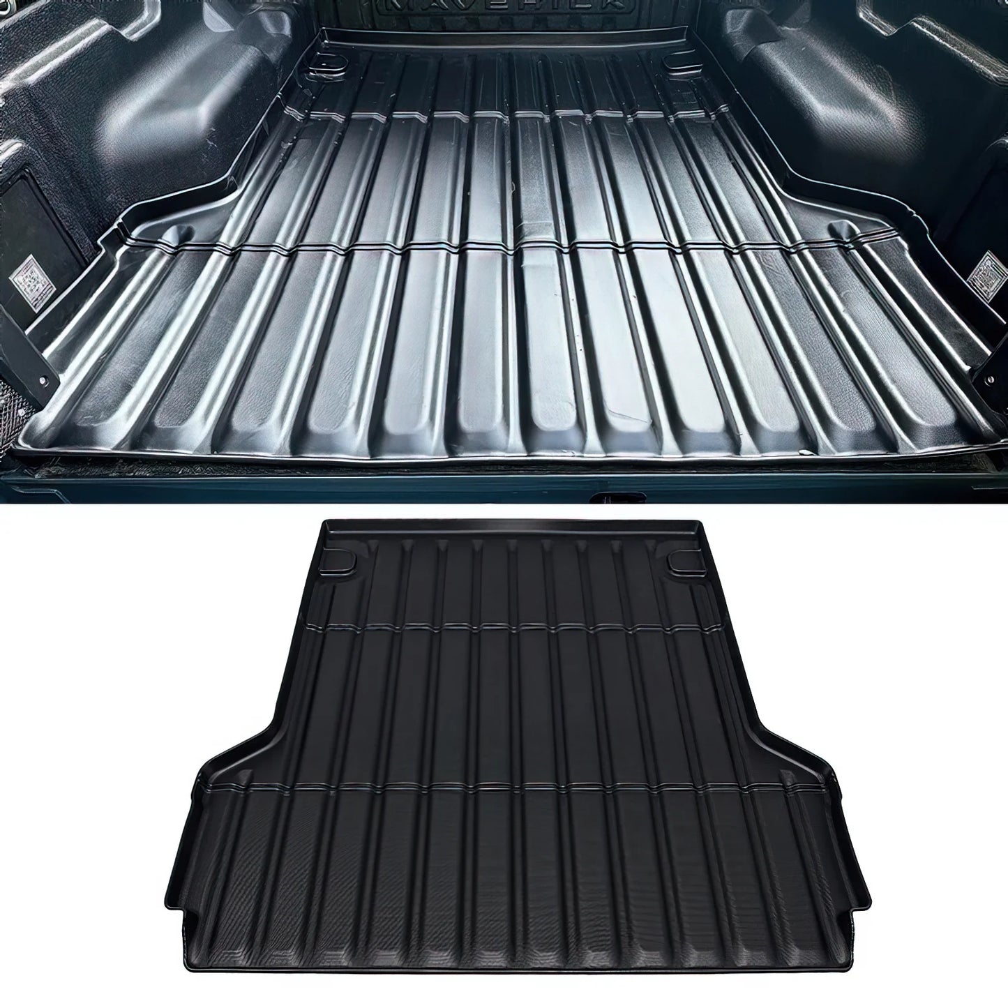 Mat Flooring Black Protector Storage All Motorsports 2022-2024 Heavy Guard Floor Weather Bed Cargo Ford Duty Cover Compatible Trunk Truck With Rear TPE Ikon 3D Liner Pickup Maverick,