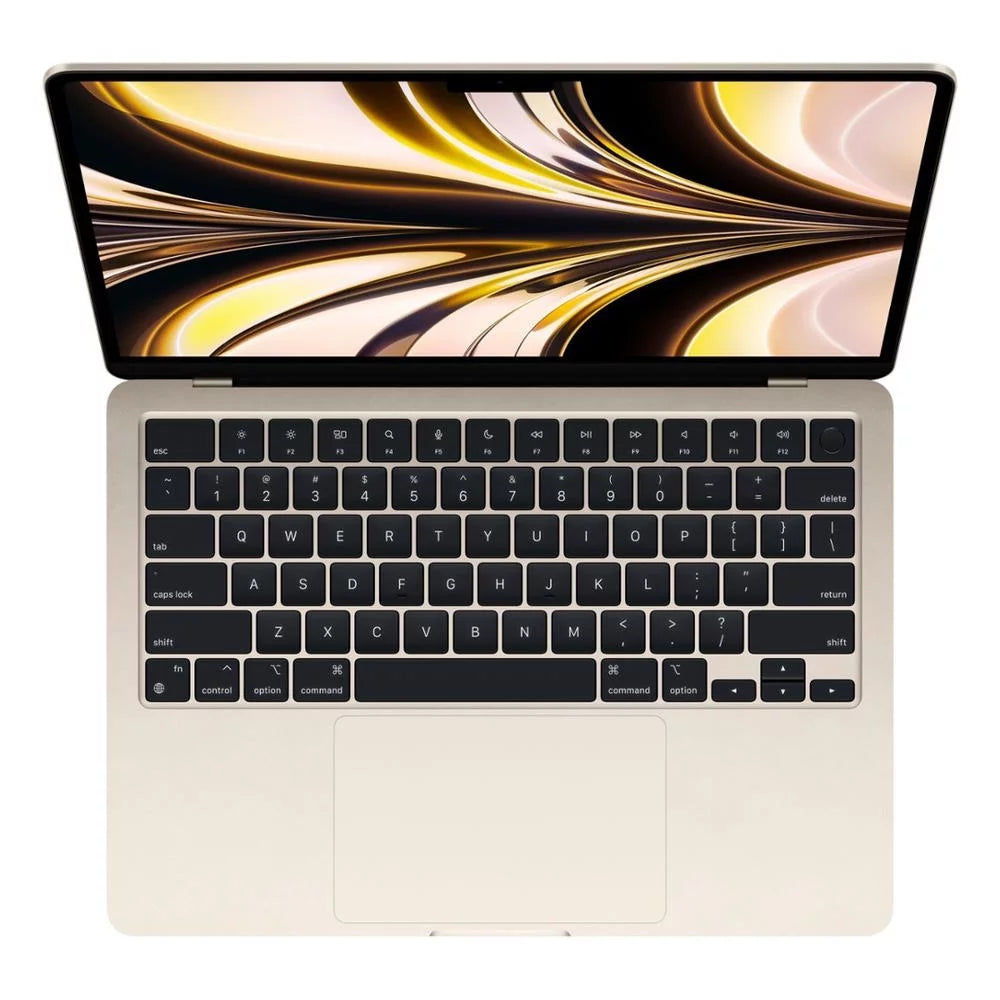 Air Laptop 8-Core (8GPU, Warranty) Flash 256 Yr 8GB Starlight) & RAM-Mac (Certified, M2 HD 3.5Ghz (Refurbished) 1 (2022) 13.6-inch OS Restored Macbook GB Apple