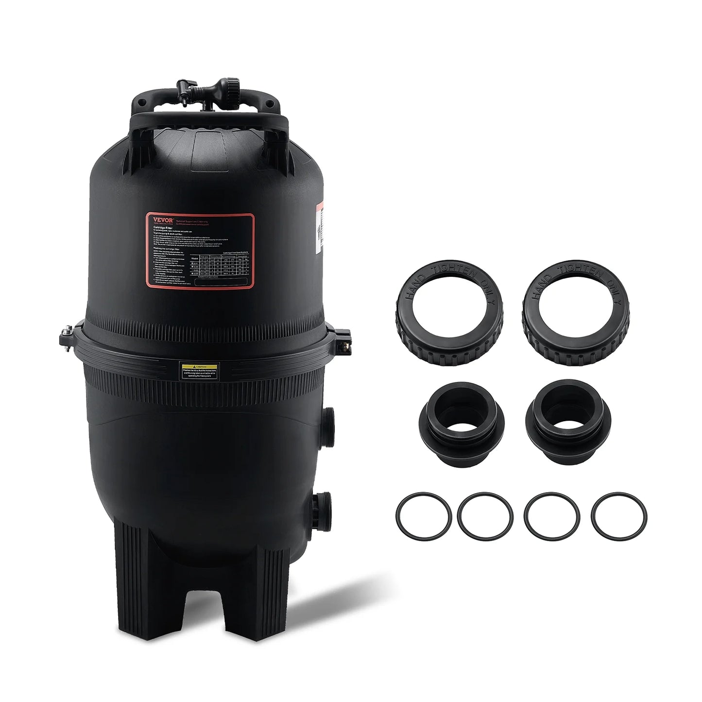 425Sq.Ft Ground Swimming Pool Filter SKYSHALO In/Above Filtration Cartridge Pool