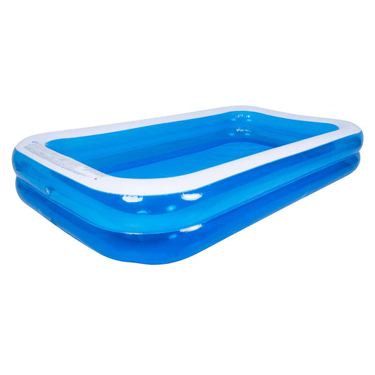 Pool 10' Central Rectangular Blue White Swimming and Pool Inflatable