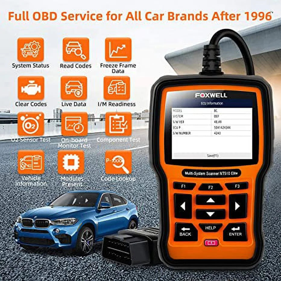 BRT All Auto DPF Bi-Directional OBD2 For SAS Mercedes-benz Car Test Pofessional Multi Reset Tool FOXWELL System Scanner Diagnostic