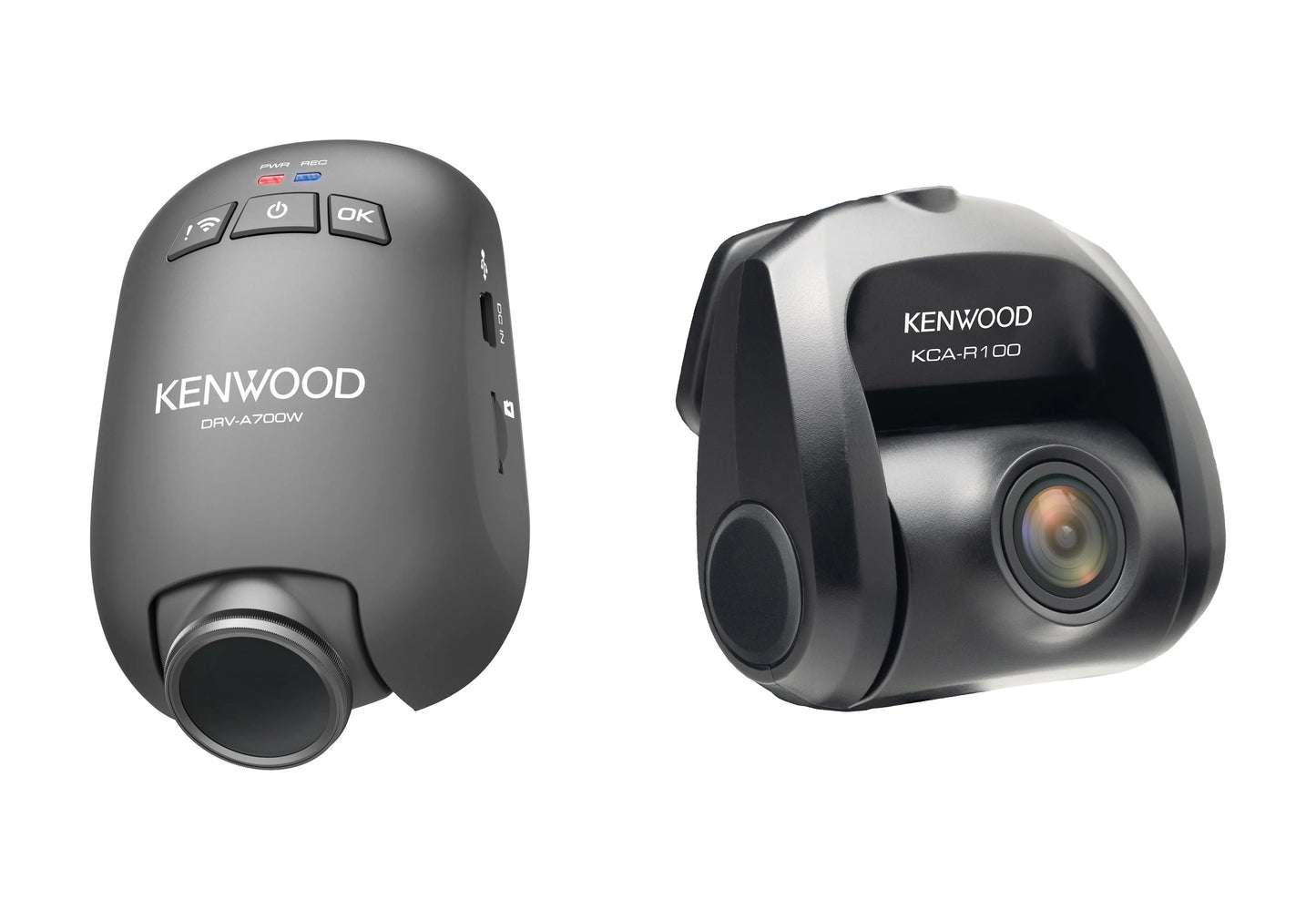 Wide DRV-A700WDP 1080P System Rear Kenwood Camera Quad w/ Camera Front HD