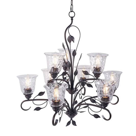 Candle 9 - Chandelier Light Traditional Spinesunllc 33.66"x30.7"x30.7"