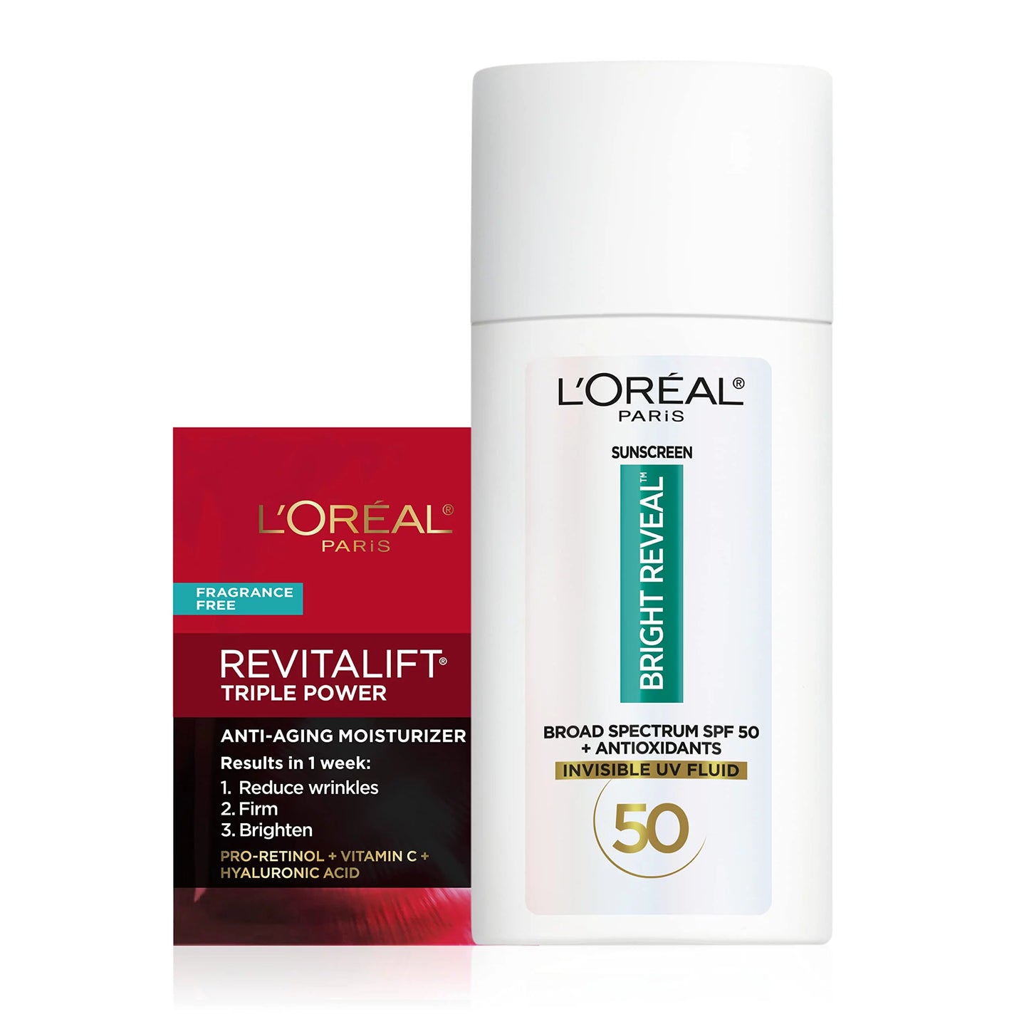 Spectrum 1.7 Bright Broad 50 Uv Fl + Lotion, L,Oreal Oz Spf Daily Moisturizer Sample. Paris Reveal