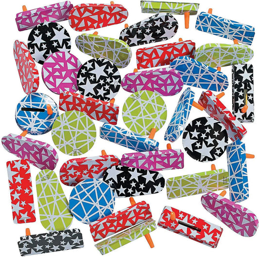 Clackers, for Assorted Express New Noise Colors Gragers or Makers Great Events during Years, 50 and Sporting Bulk Noise Fun Pieces Sizes, Shapes and Bright Makers Metal for Purim,