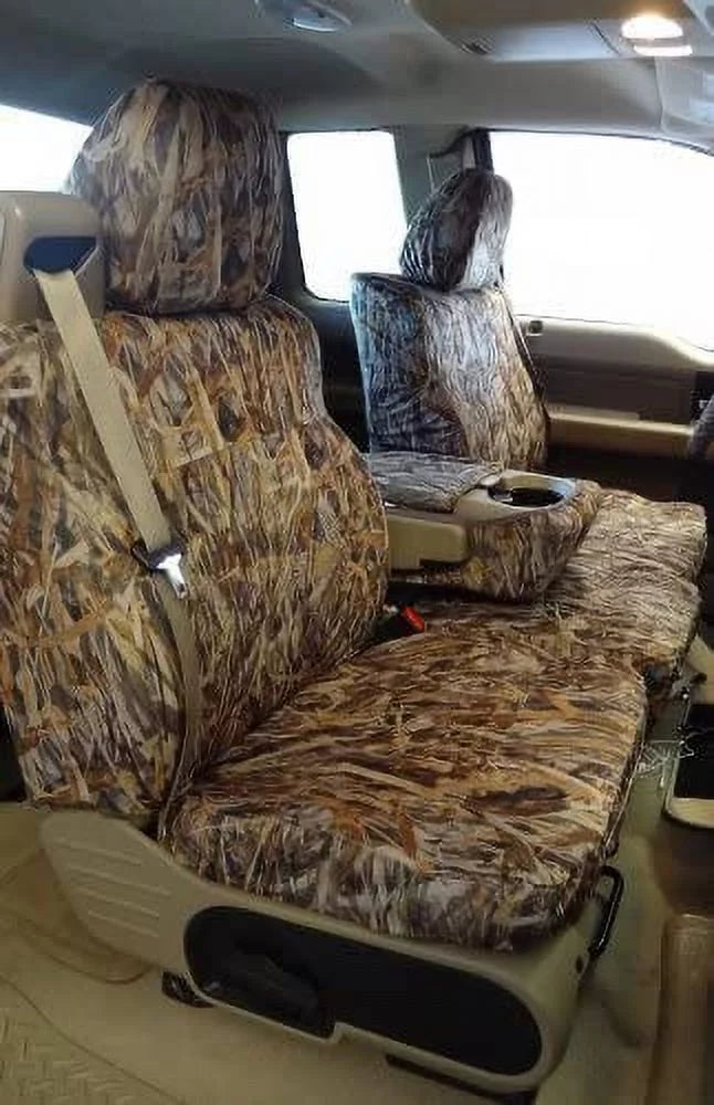 40/20/40 Endura Super F150 Opening 2004-2008 and in Center Front Camo F369 XLT Seat Headrests Ford Cab Split Console With Adjustable