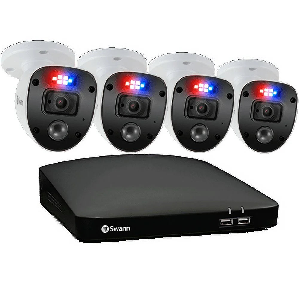 TB Channel System, Full DVR HD 4 4 1080p Enforcer Security Camera HDD Swann 1