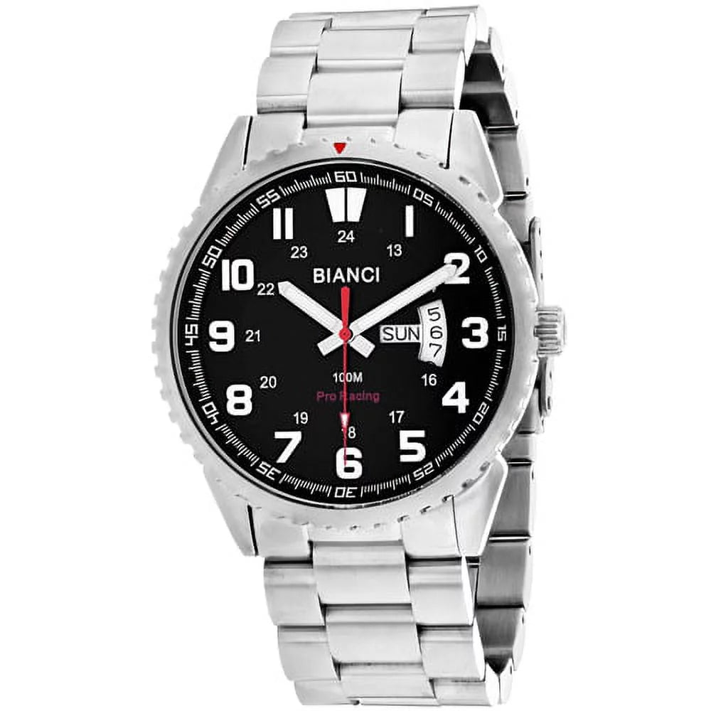 Black Roberto Watch RB70995 - Ricci Bianci Men's Dial