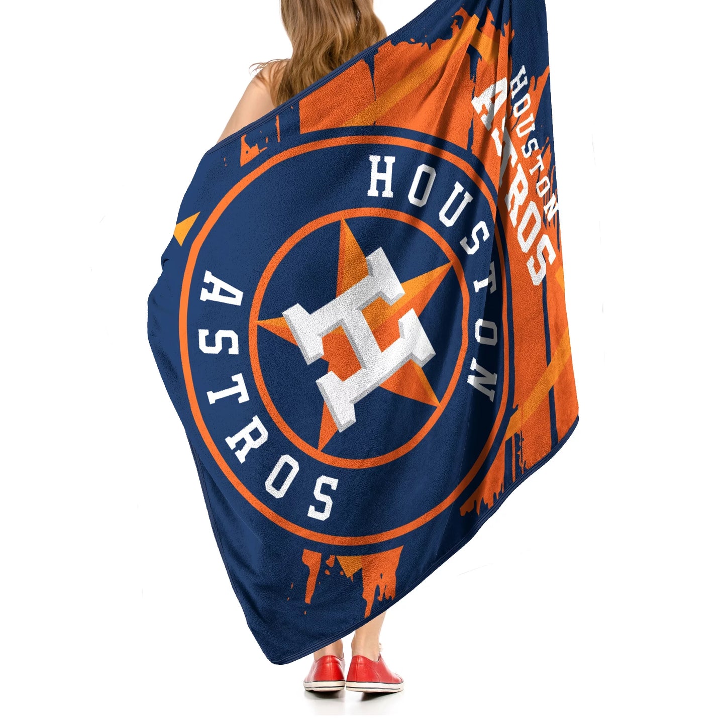 46" x Group Raschel Northwest Blanket Throw 60" The Houston Astros Micro Plush Dimensional