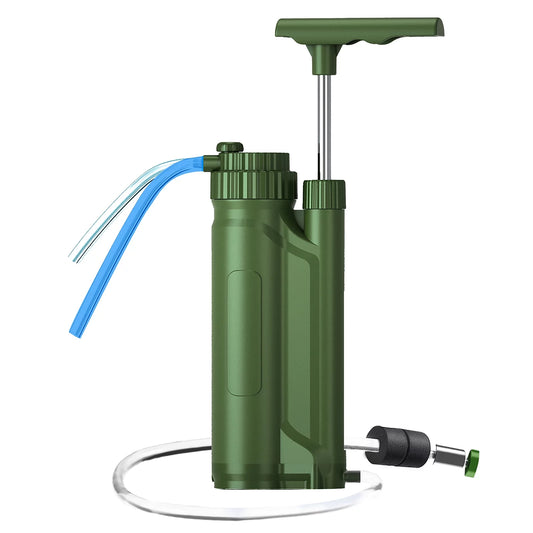 Filter - and System for Water Preparedness Outdoor Hiking, UF Portable Gear Emergency Camping, Travel, Pump Purification Survival Water