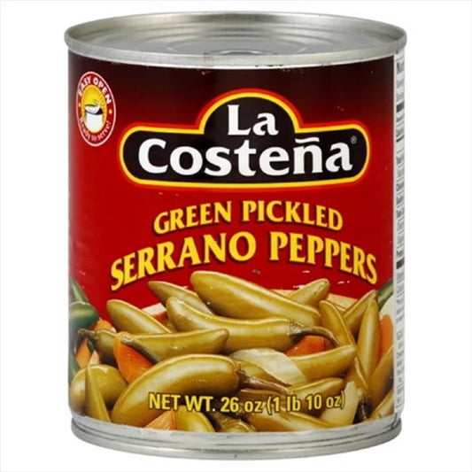 - Pack Serrano oz of Pepper 26 12