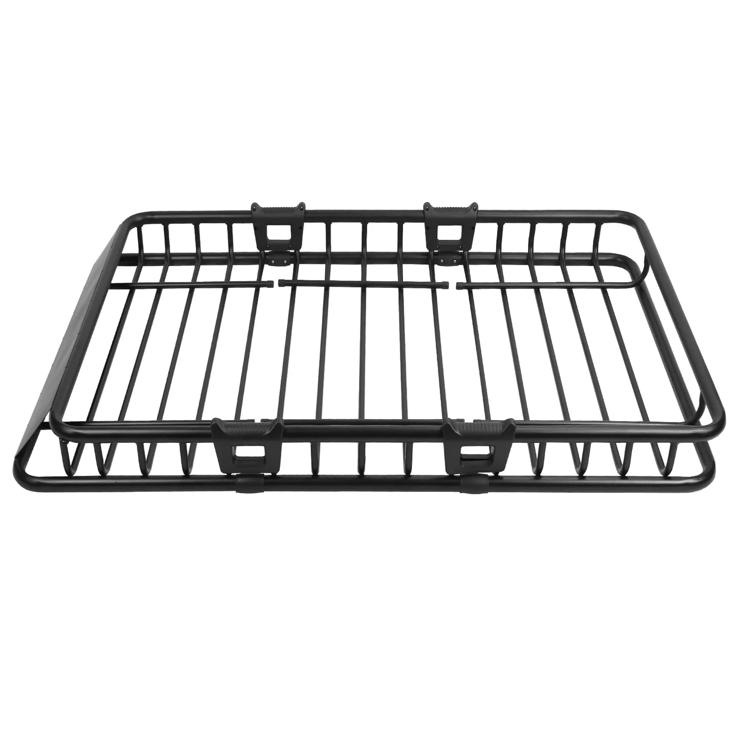 Roof iMounTEK Elastic with Rack 220lbs Capacity Heavy Universal Top Basket Luggage Black Car Hook Cargo Holder Duty Cargo Rack Carrier Strap Net 63x39x6.3in,