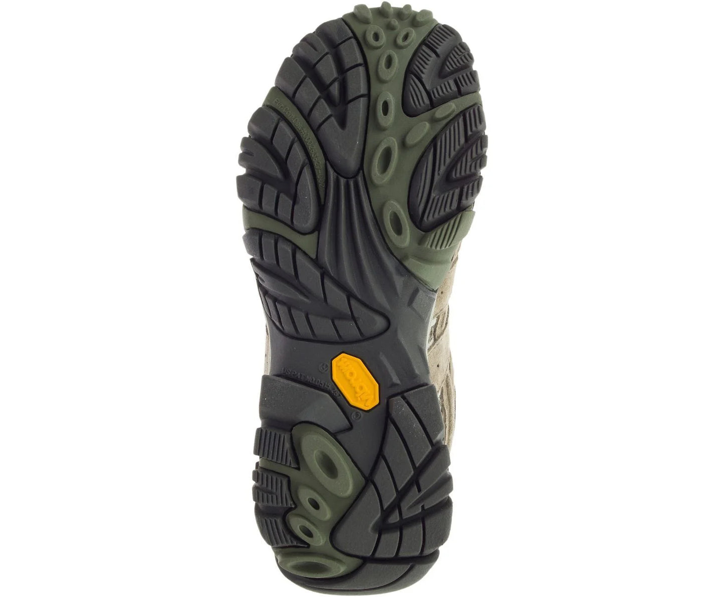 Olive, Mid Hiking 2 9 Moab Size Wide Merrell Women's Ventilator Shoes,