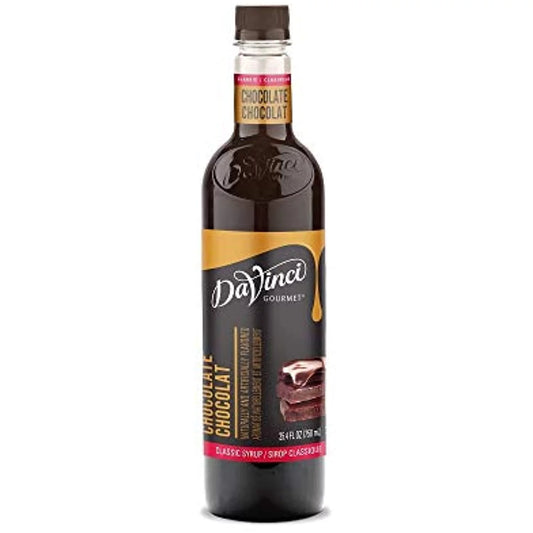 Chocolate Flavor Bottle Davinci - Syrup Gourmet Davinci Plastic 13306 Classic 750Ml