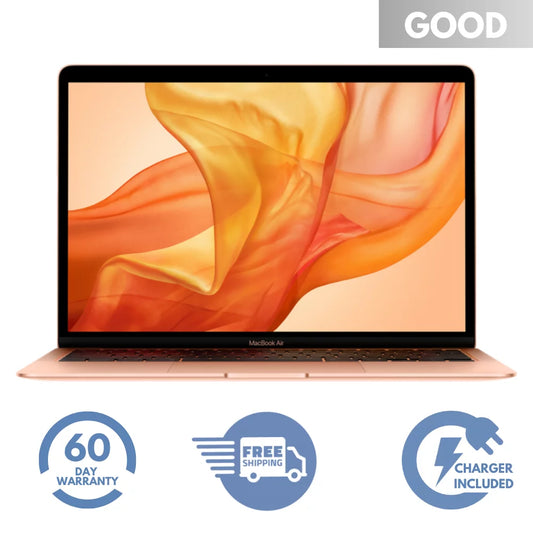 Number (Fair) 8GB SSD- Apple RAM- Model 13" MRE82LL/A 1.6GHz- 2018 MacBook Gold- 128GB Pre-Owned i5 Air