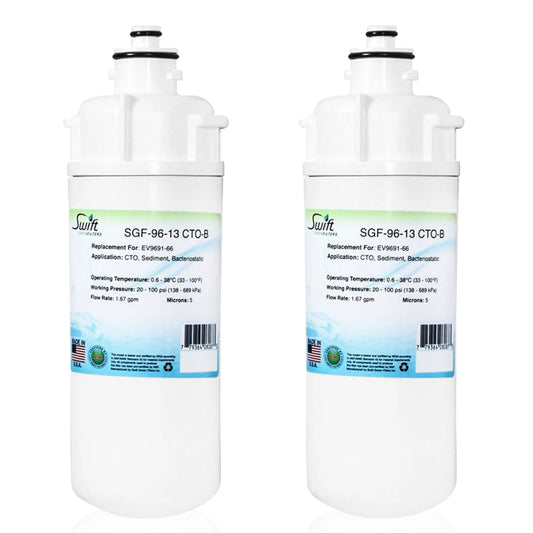 Filters USA Green CTO-B of Compatible EV9691-66, Commercial Made 2) for SGF-96-13 in Water Filter Swift (Pack