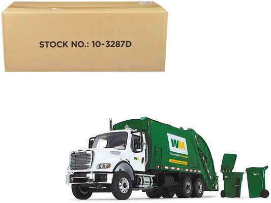 M-2 Loader by Freightliner 1/34 Garbage Management" Gear with McNeilus Garbage Rear First Truck Bins Diecast "Waste with Model