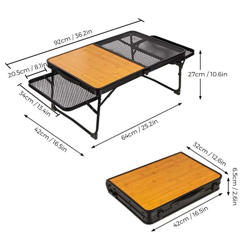 dsfen BUZHI Picnic ADBEN Station Lixada Outdoor Folding Table Table,Picnic Station