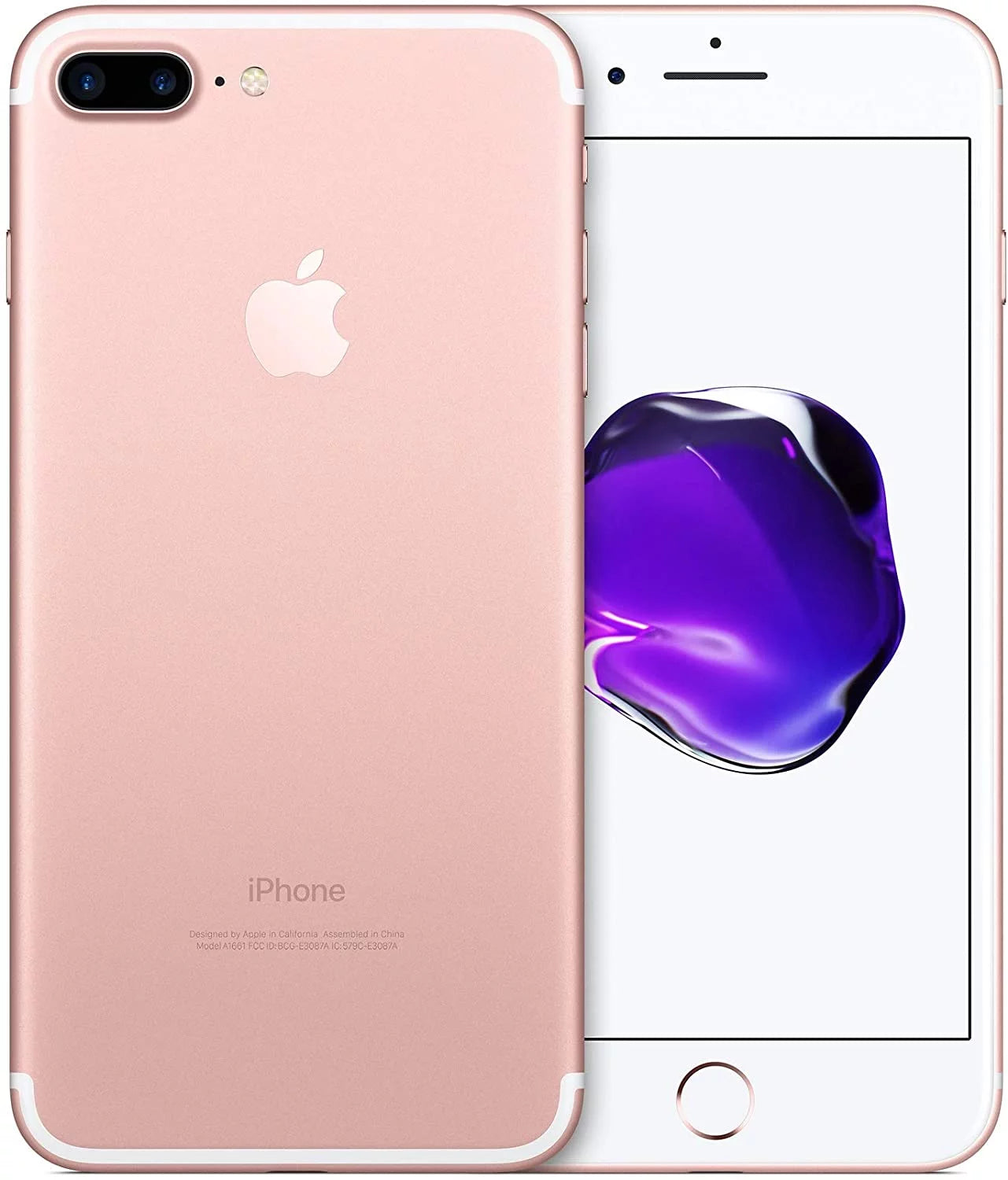 Unlocked - iPhone Pre-Owned 32GB Rose (Fair) Apple 7 Gold Carrier Plus -