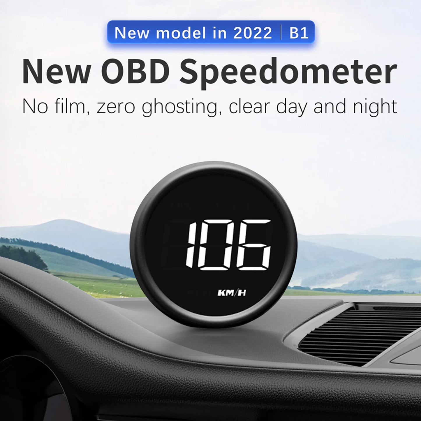 Safe Car Speedometer Moobody HUD OBDII Display for Detector Driving Diagnostic Head-Up