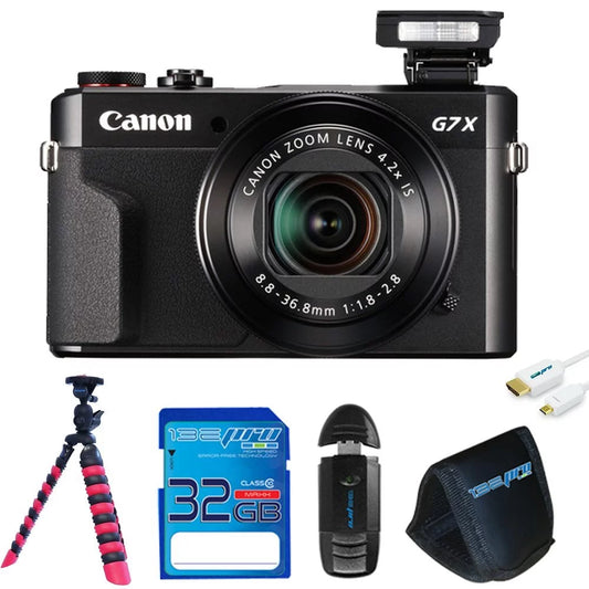 X Pixi-Basic Camera 32GB + Bundle-International PowerShot Verision Digital Mark Canon G7 II Accessory