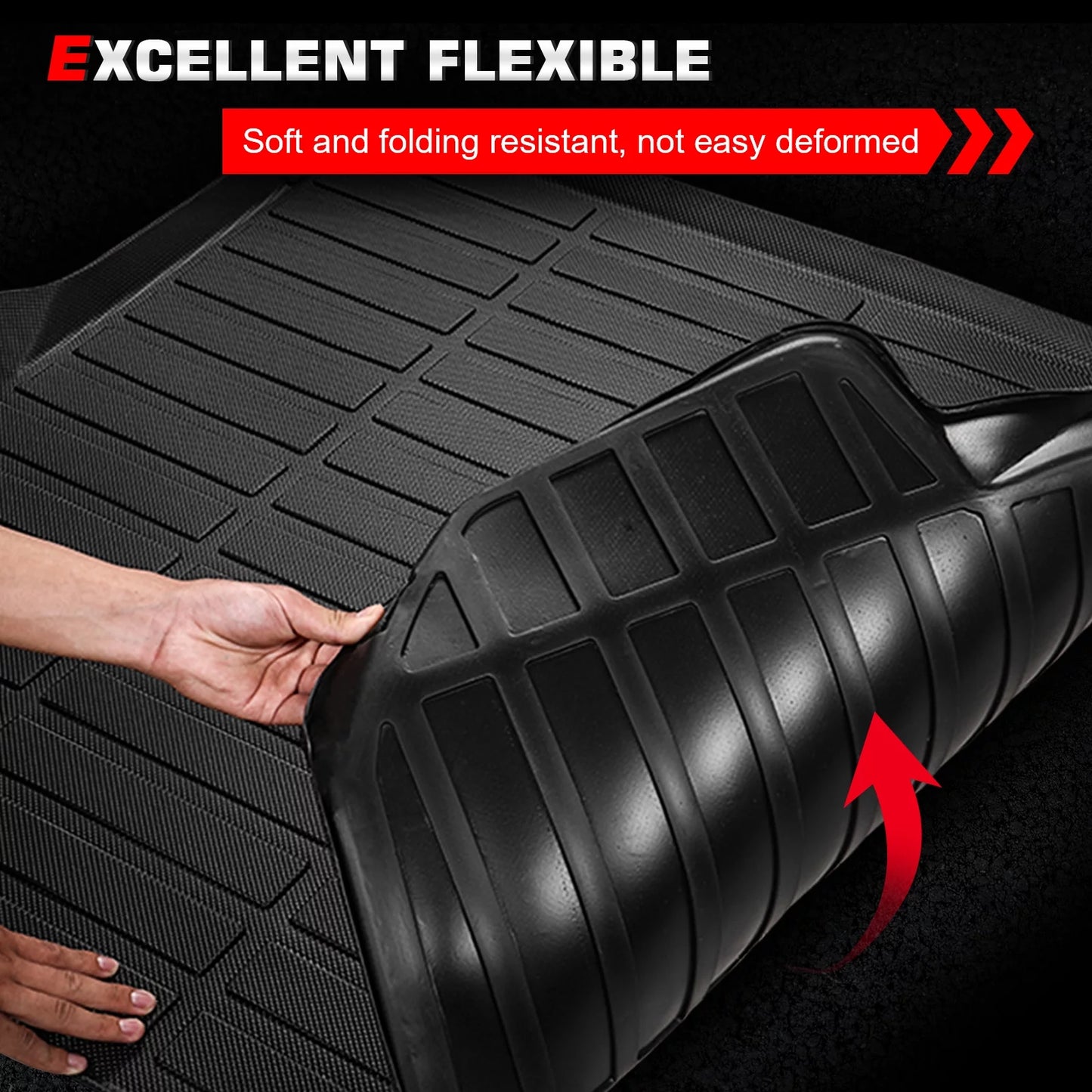 Liner Elastomer TPE Weather Ikon Tray Plastic 2023-2024 Motorsports Boot Black 3D All Compatible Protection Rear With Pad Cover HR-V, Honda Protector Trunk Molded Car Thermo Carpets Mat