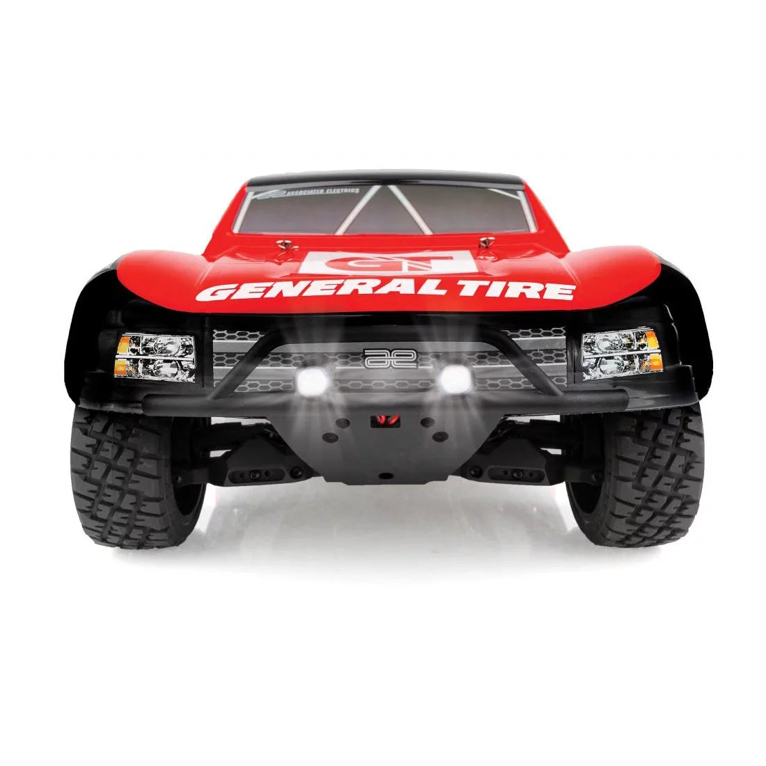 1/10 Team Trucks 4 Drive Wheel LiPo Tire Short Electric Run Ready Course to Truck ASC20531C General Pro4 SC10 1/10 Associated Combo RTR RTR Off-Road