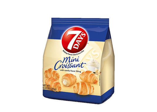 Mini 7Days (Pack 8) oz 6.53 Vanilla, of Bag Croissants,