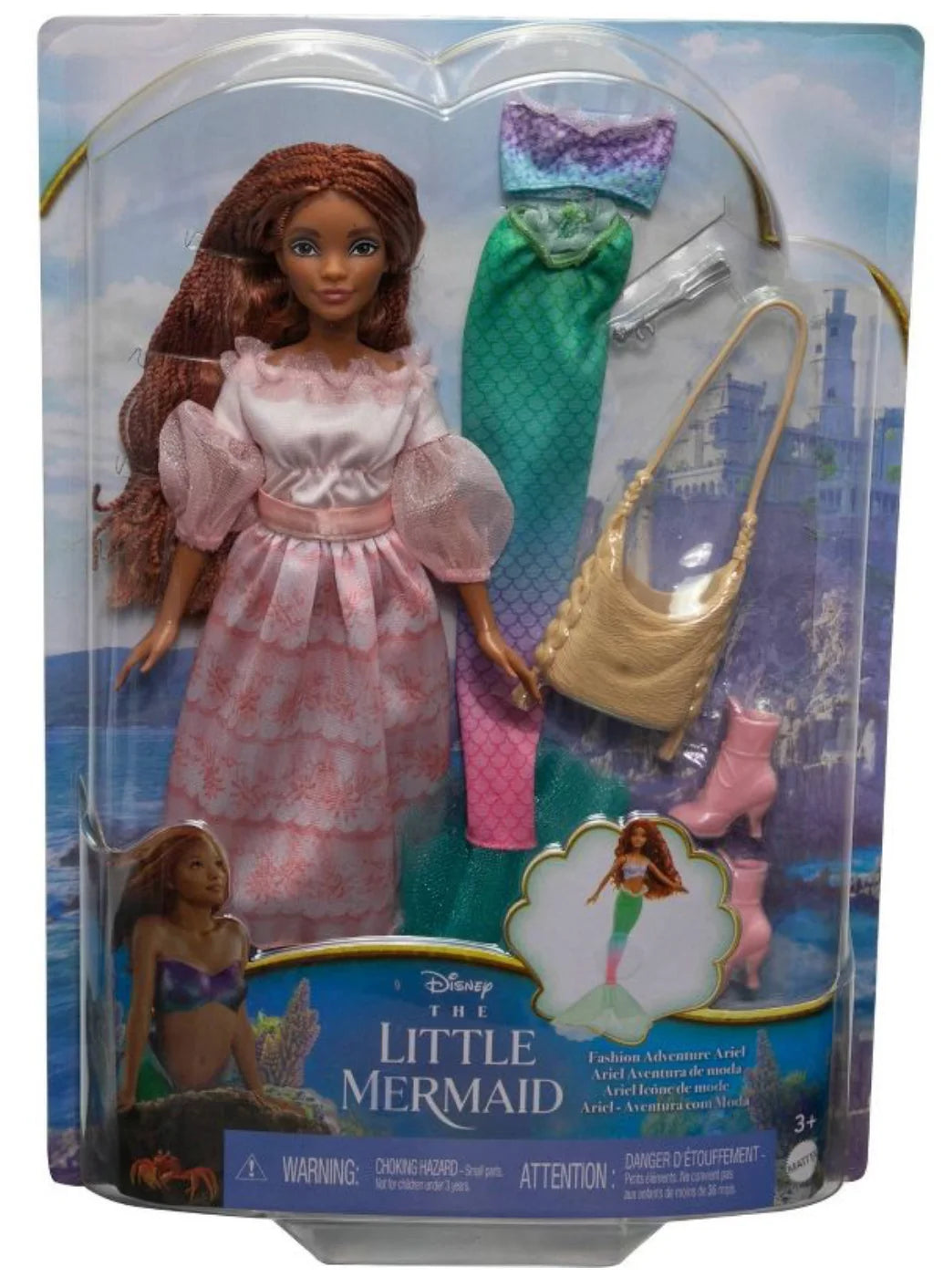 New Little Disney Doll Fashion Princess Ariel Fashion With Mermaid Tag Adventure