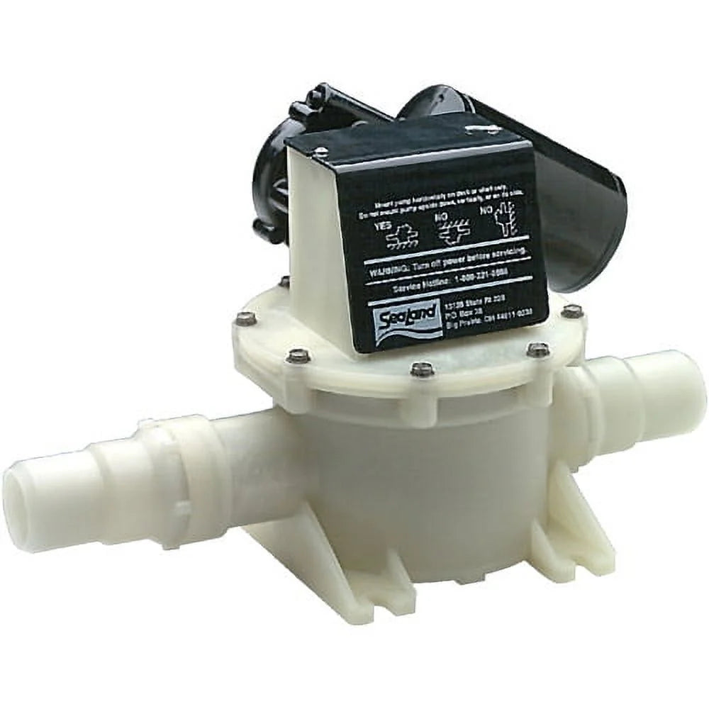 Discharge Sanipump Pump Quiet Motor with Whisper and Sealand 12V Macerator T12 T-Series