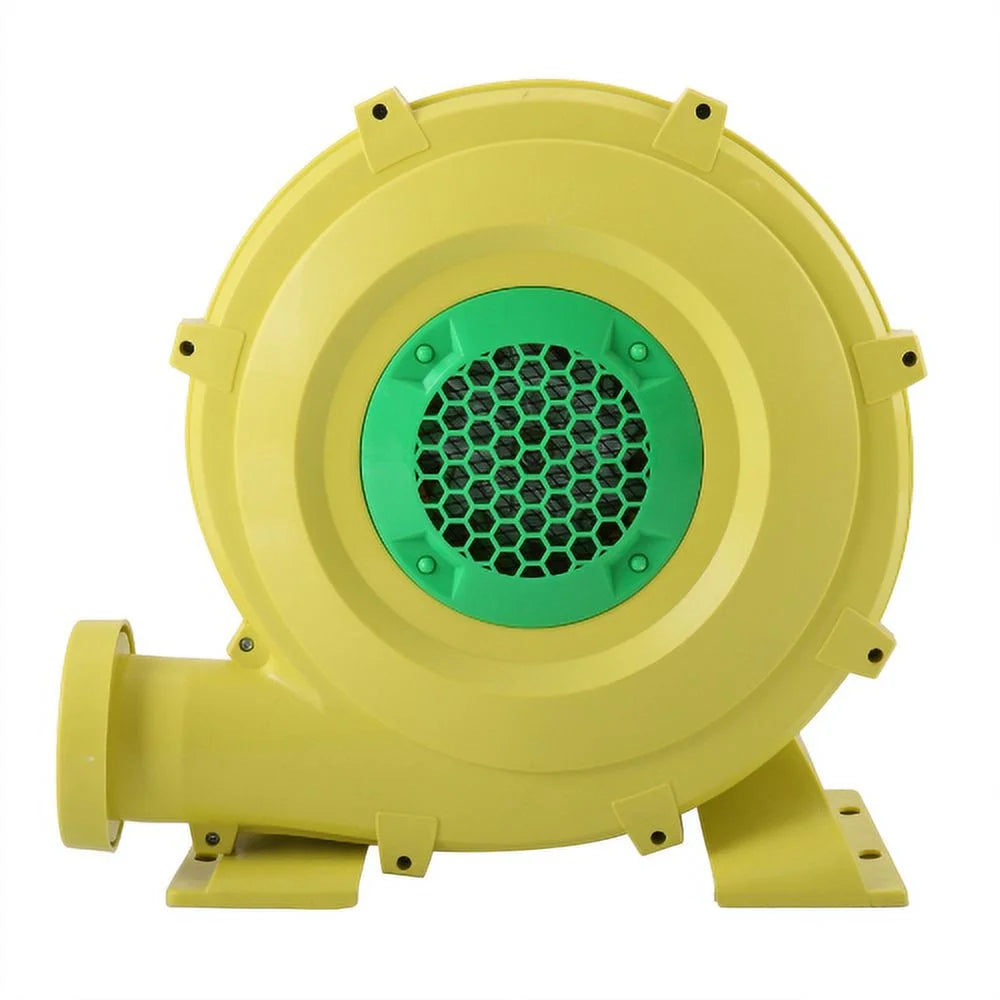 and Fan Yellow Air for Inflatable Castle, Blower, Safe, - 680 W Bounce Water Green Portable Slides, Pump