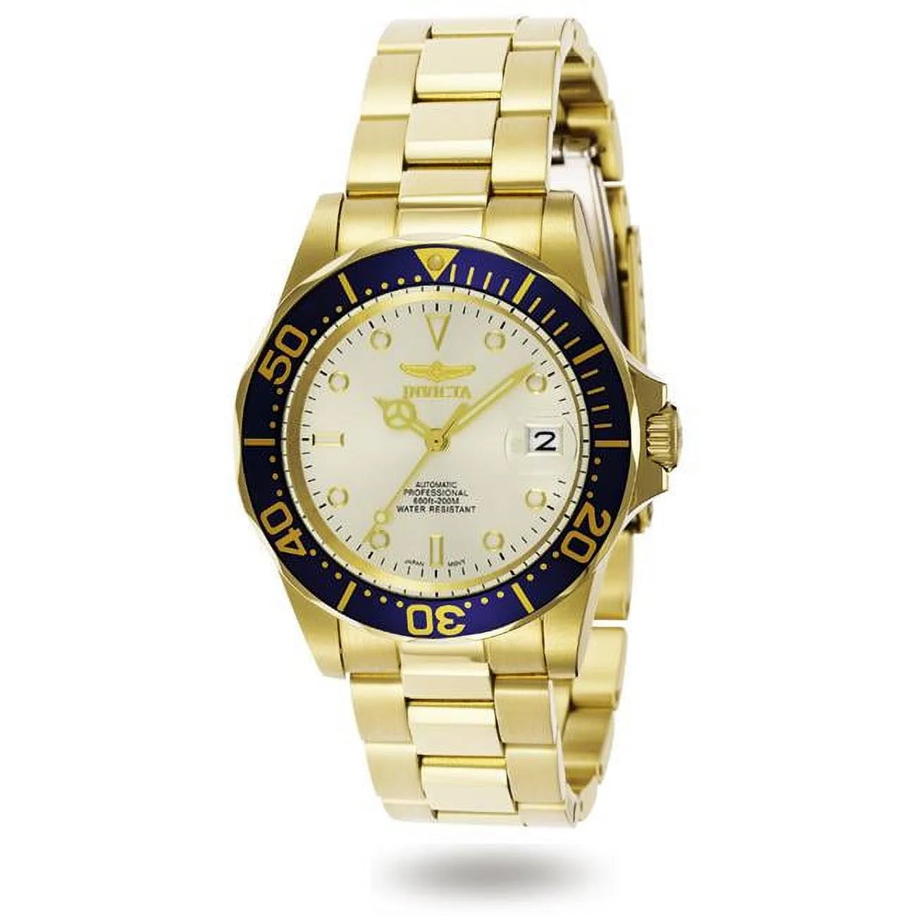 Pro Hand 9743 Dial Champagne Watch 3 Mens Diver Automatic