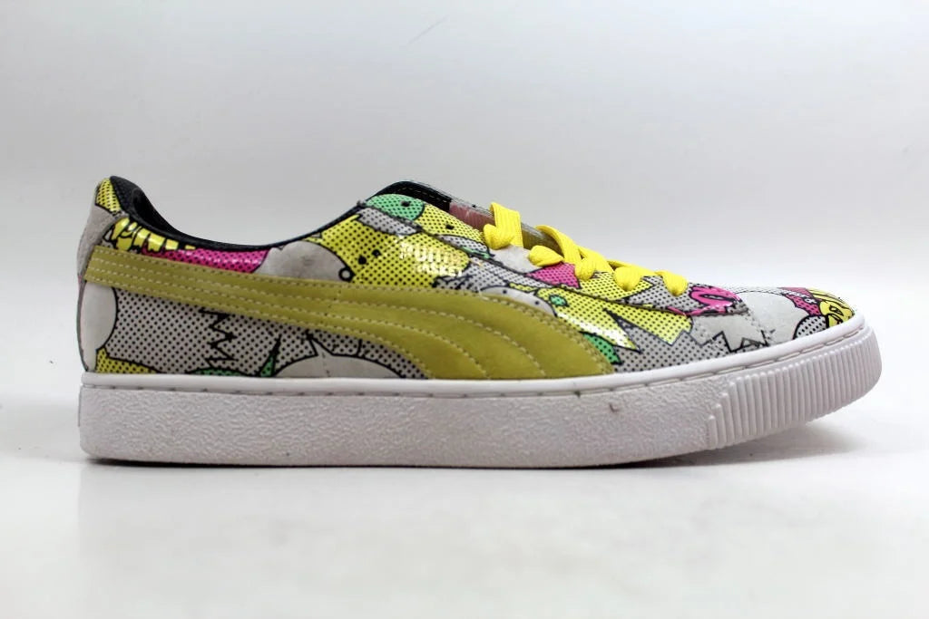 MULTI SHOES BASKET DOPE COMICS SIZE PUMA PRINT 10 SNEAKER 68 COLOR LOW MEN NEW