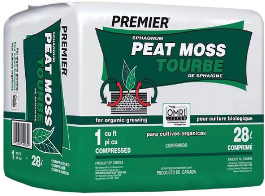 Premier Cubic Feet Peat Horticulture 1 Moss, Moss Retail Horticulture Pro